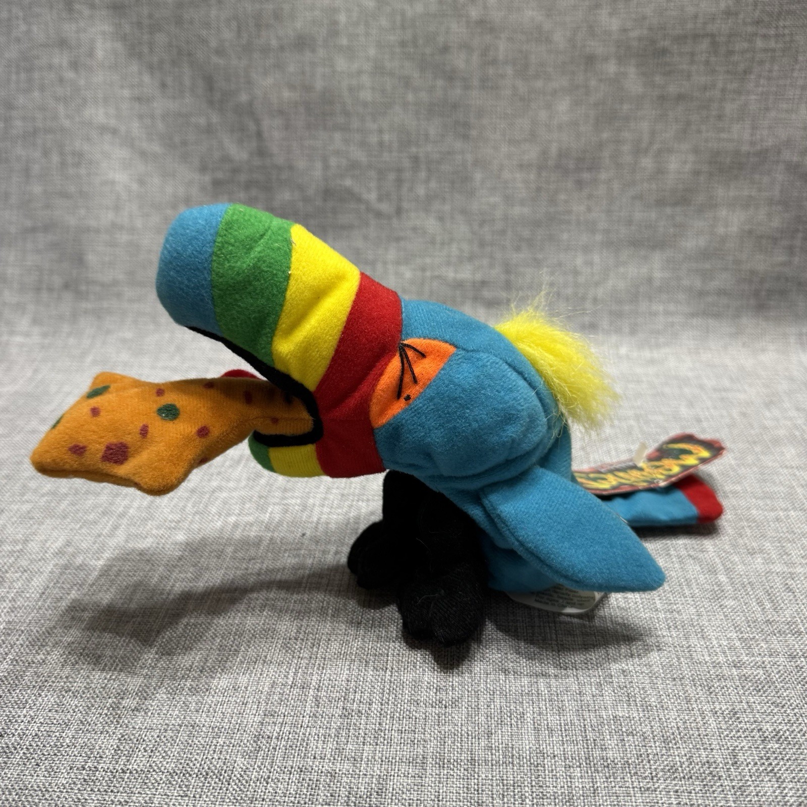 Meanies Series 1 Beanie Hurley the Toucan New with Tag Plush 1997 Vintage
