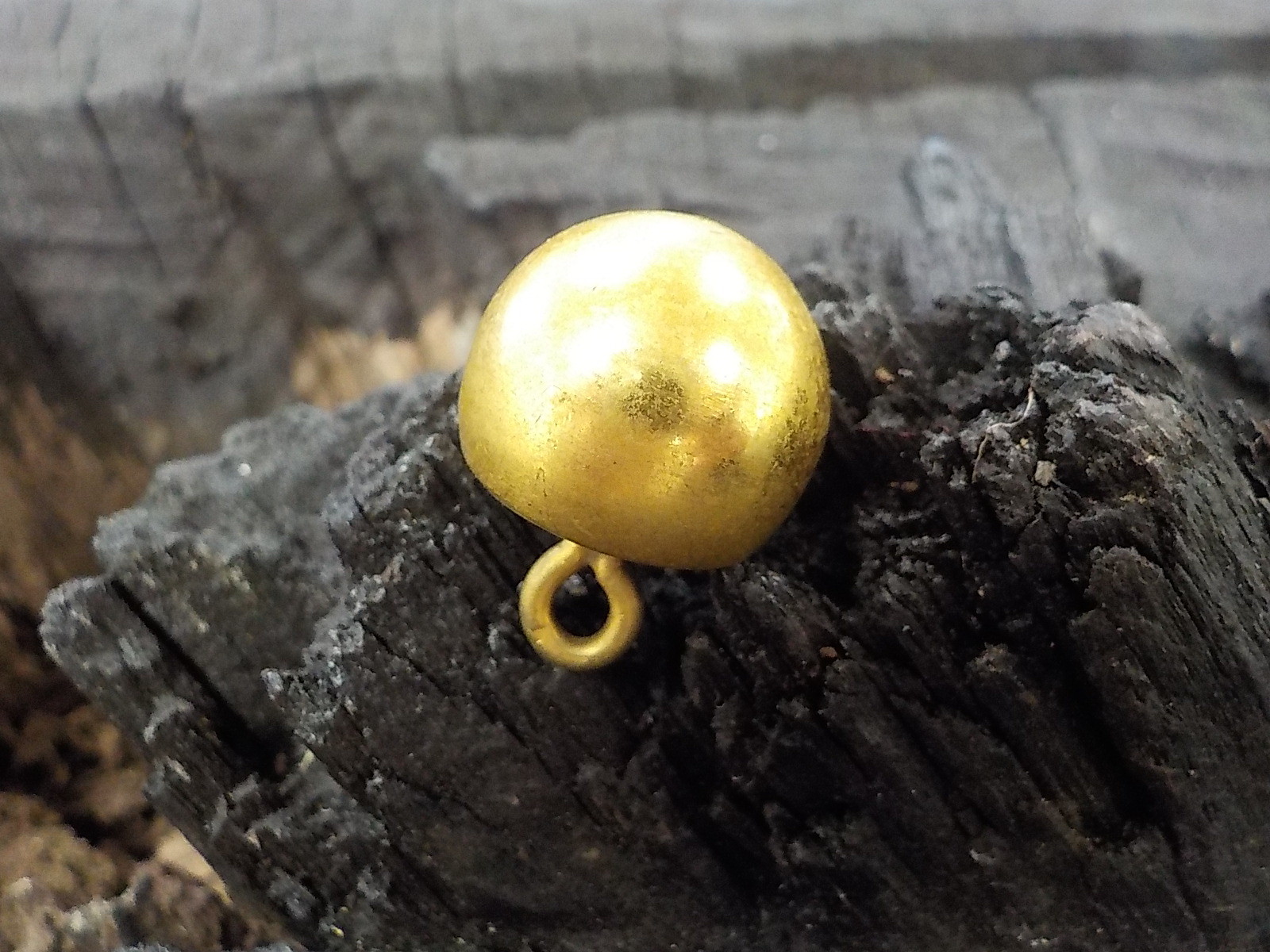 Old Rare Vintage Antique Civil War Relic Zouave Ball Button New York Troops.