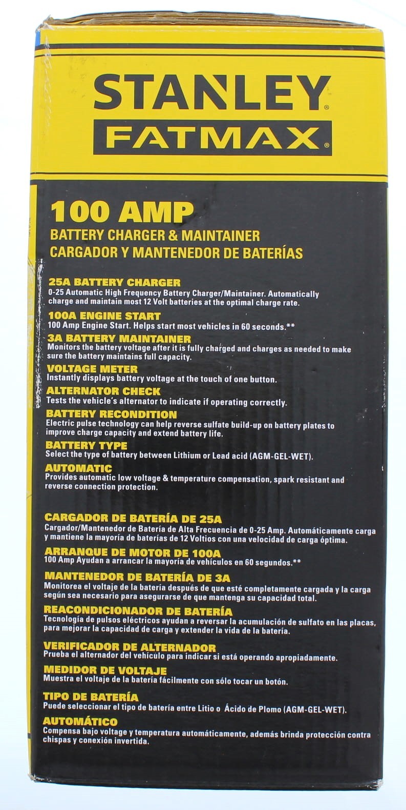 Stanley Fatmax 100 AMP Battery Charger & Maintainer