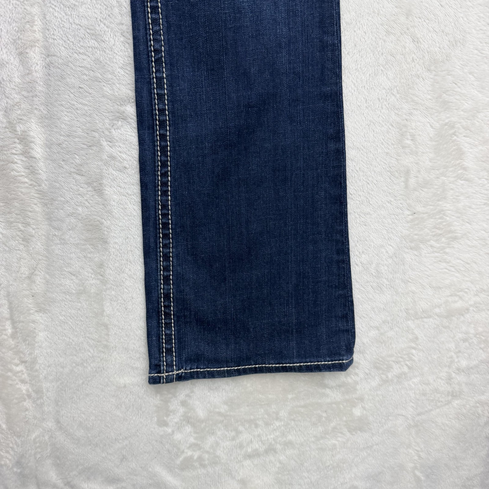 Rock Revival Stephanie Boot Jeans Womens 30x34 Bootcut Embroidered Pockets Denim