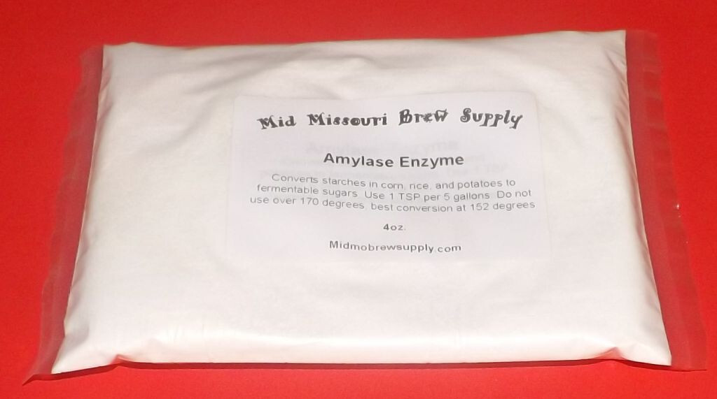 Amylase Enzyme 4oz. Free Shipping