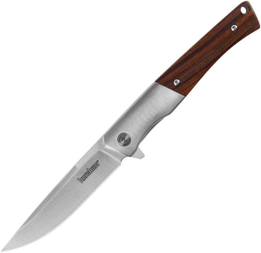Kershaw Enhance Assisted Open Pocket Knife 8Cr13MoV Fancy Wood Folder 1419 New