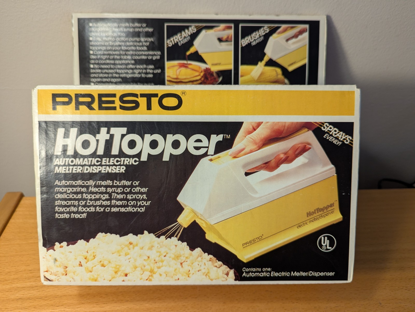 Vintage Presto Hot Topper Automatic Electric Melter Dispenser #03000 NOS