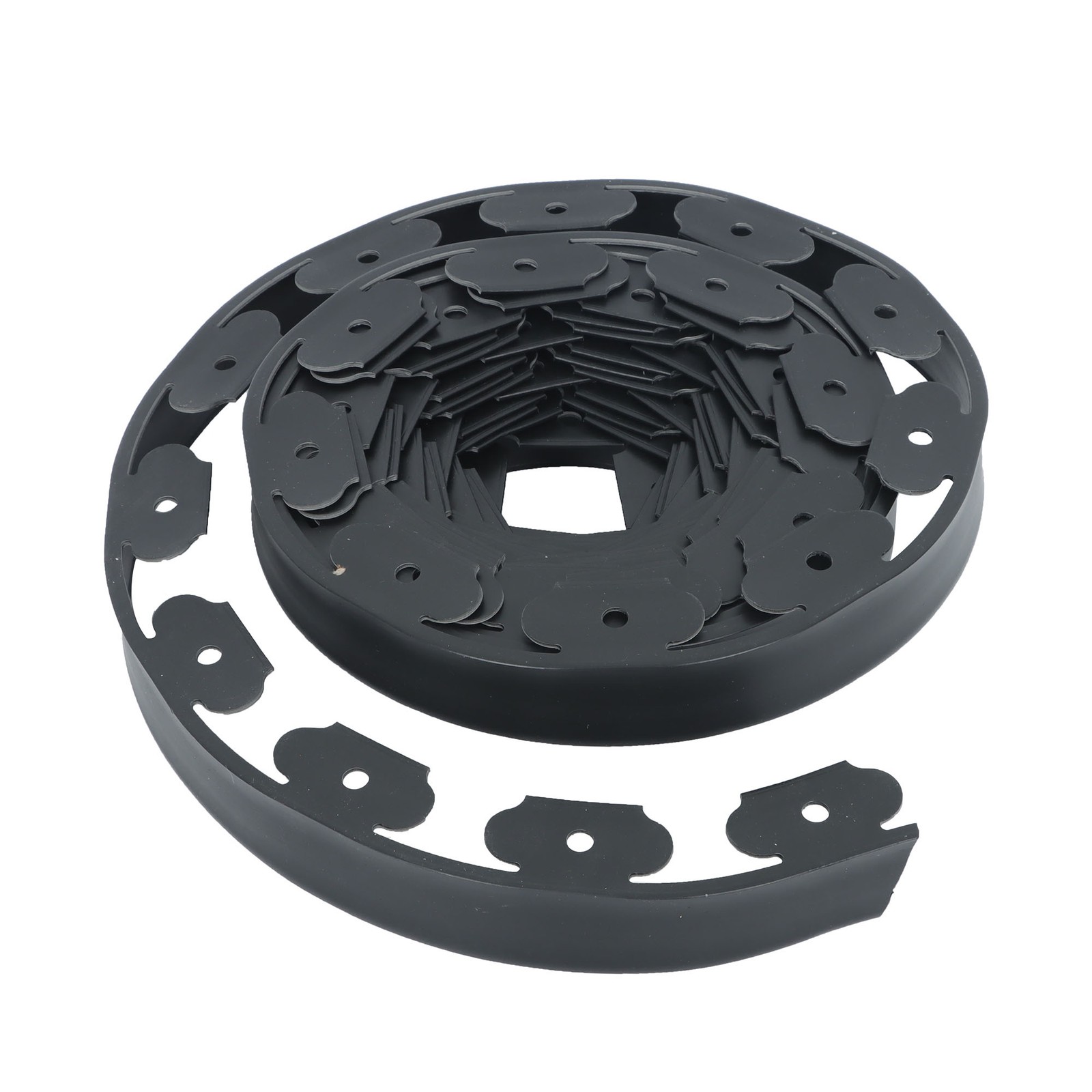 No Dig Lawn Border L-shaped Lawn Garden Edging Kit With Anchoring Spikes Plastic