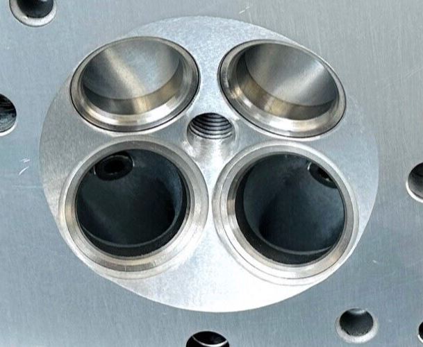 400EX Ported Cylinder Head Porting Assembled Valve Full Port Head Kibble Valves