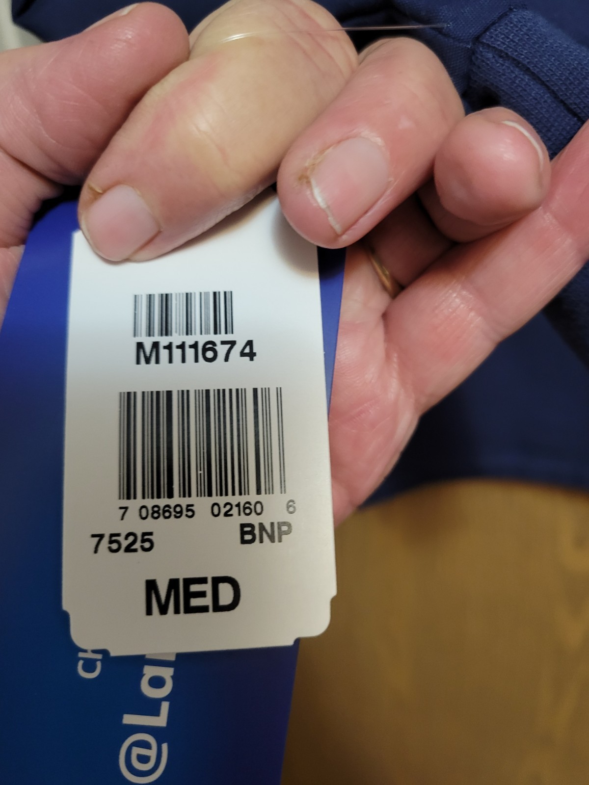 NWT. Med Unisex Long Sleeve Scrub Top/Jacket By Landau. Measurements Posted.