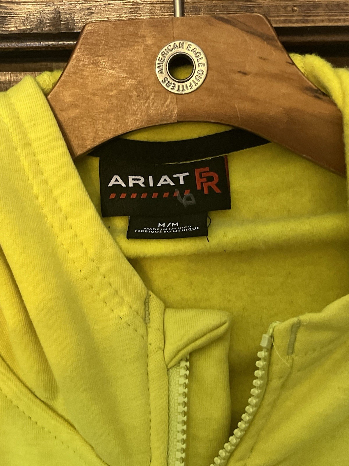 ARIAT 10027912 FR Hi-Vis Full Zip Hoodie,Men's, Medium