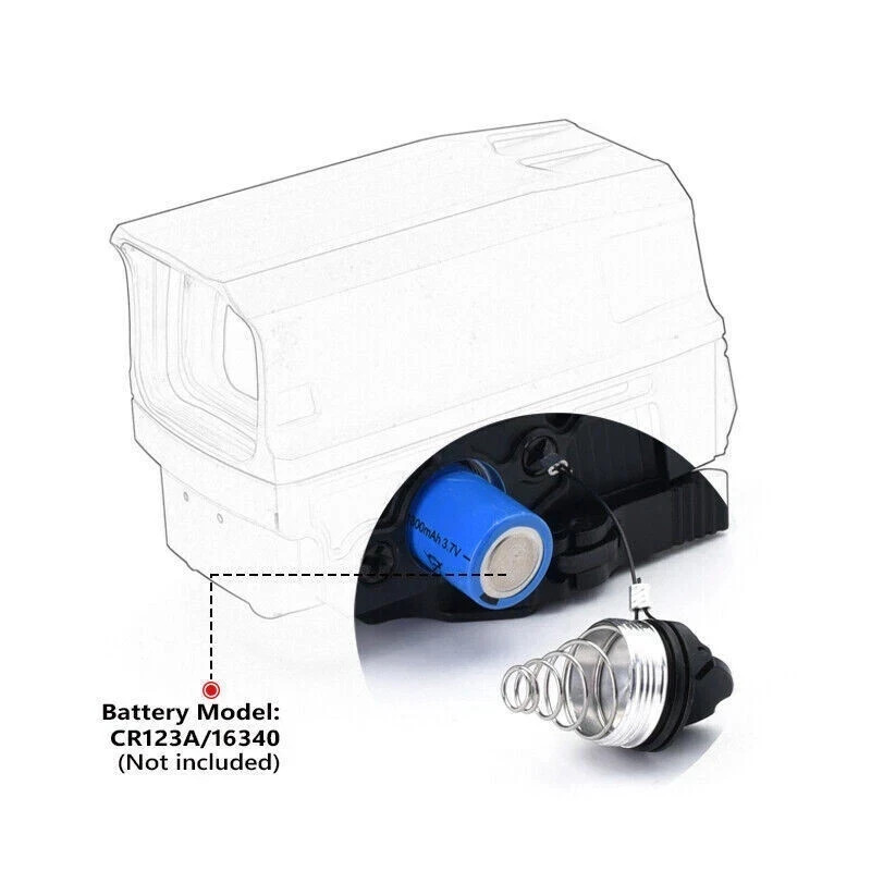 UH1 RDS Gen II Mira Holografica Red Dot Sight 68MOA Dot w/ V3XM Magnifier US
