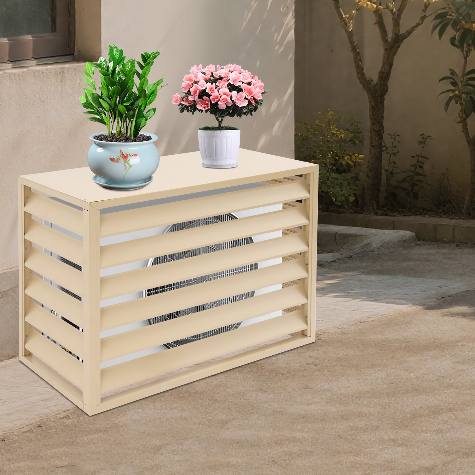 Air Conditioner Fence Screen Privacy Fence Air Conditioning Cover 100*50*70cm