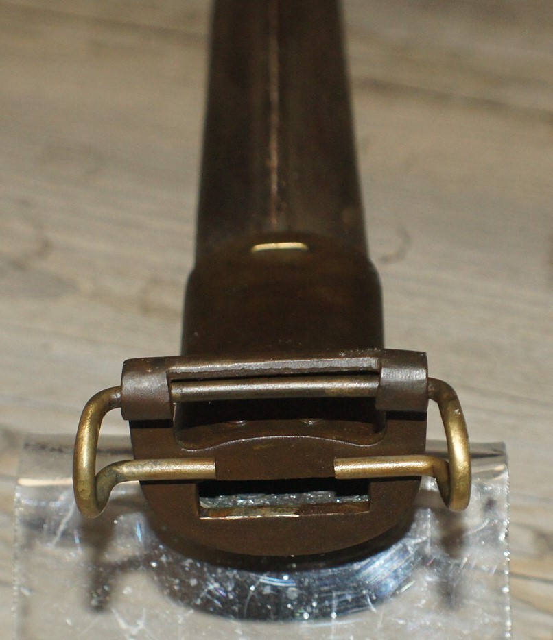 Aged Patina WWI Us M1917 Enfield Remington Trench Bayonet Scabbard Reproduction