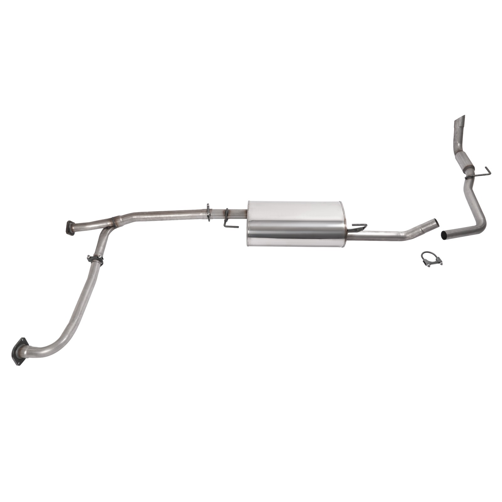 For 2007-2019 Nissan Frontier 4.0L Resonator Muffler Exhaust System Assembly