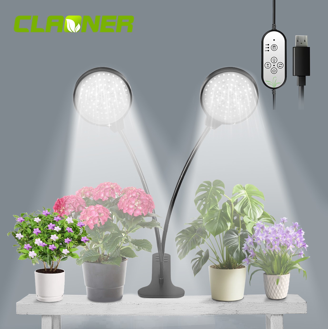 LED Grow Light Plant Growing Lamp Full Spectrum for Indoor Plants Hydroponics US