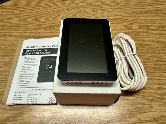 Suntouch Sunstat Commandplus Touchscreen Programmable Smart Wi-Fi Thermostat