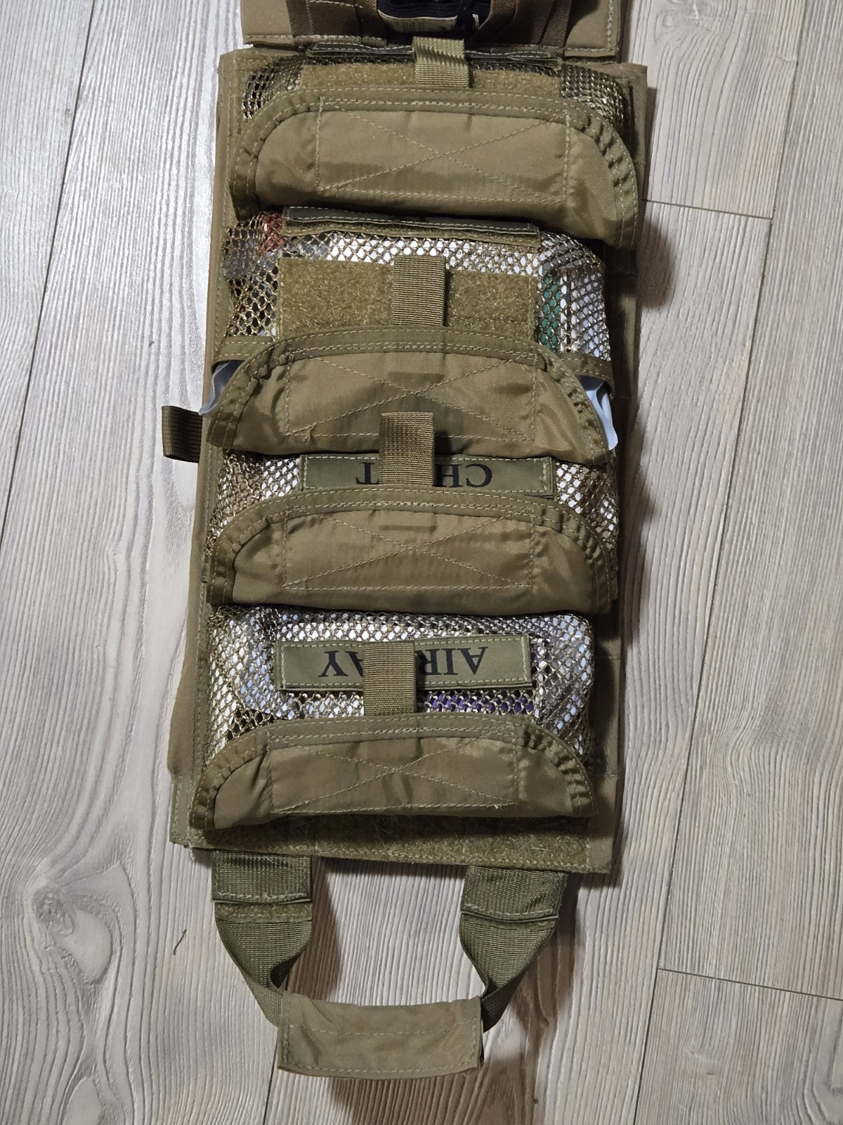 Tactical Medical Insert Panel Kit Military Medic Coyote Brown Official Gear