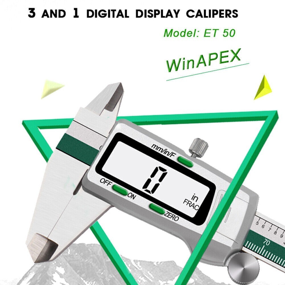 0–6" Digital Electronic Vernier Caliper LCD Gauge Vernier Caliper Micrometer