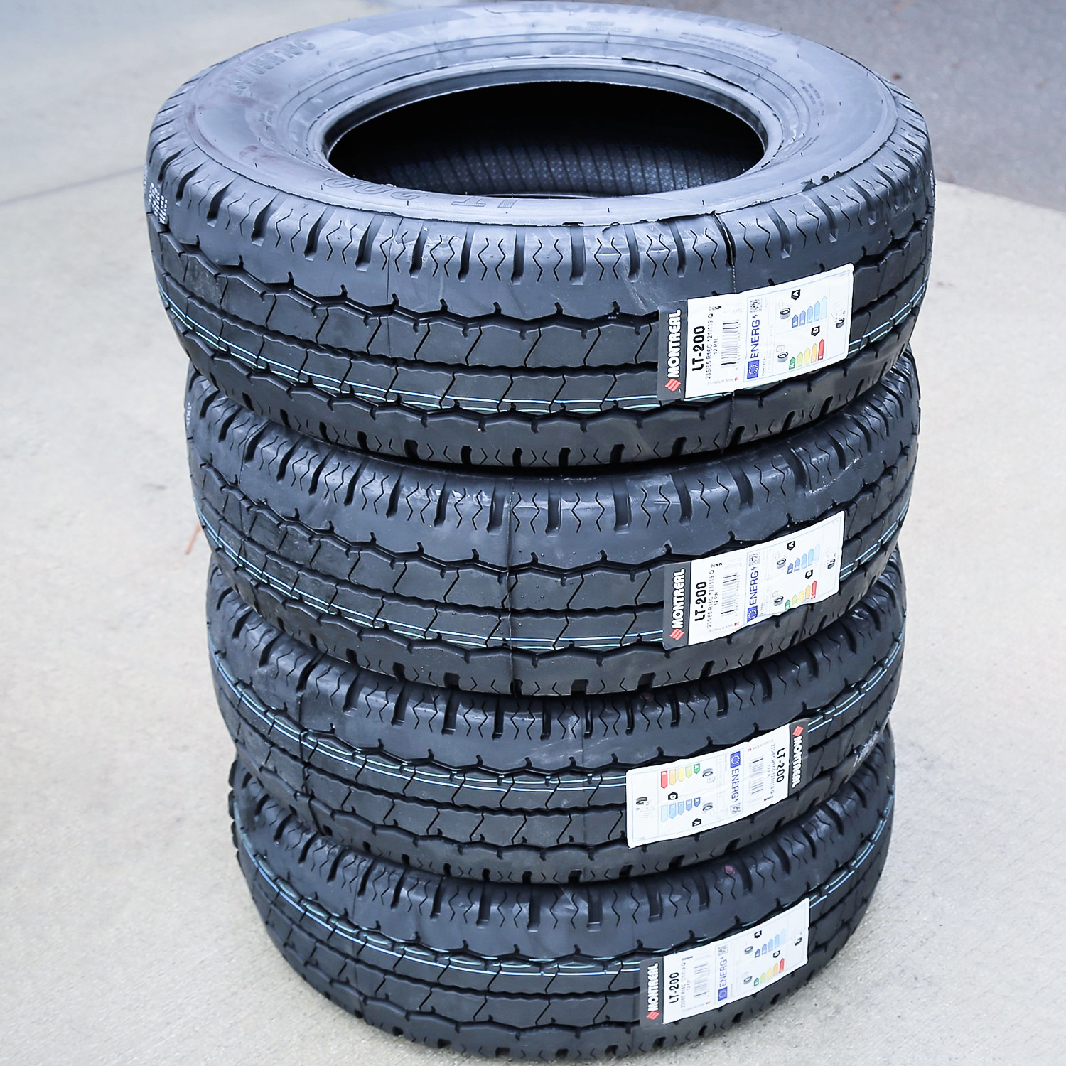 2 Tires Montreal LT-200 235/65R16C Load F 12 Ply Commercial