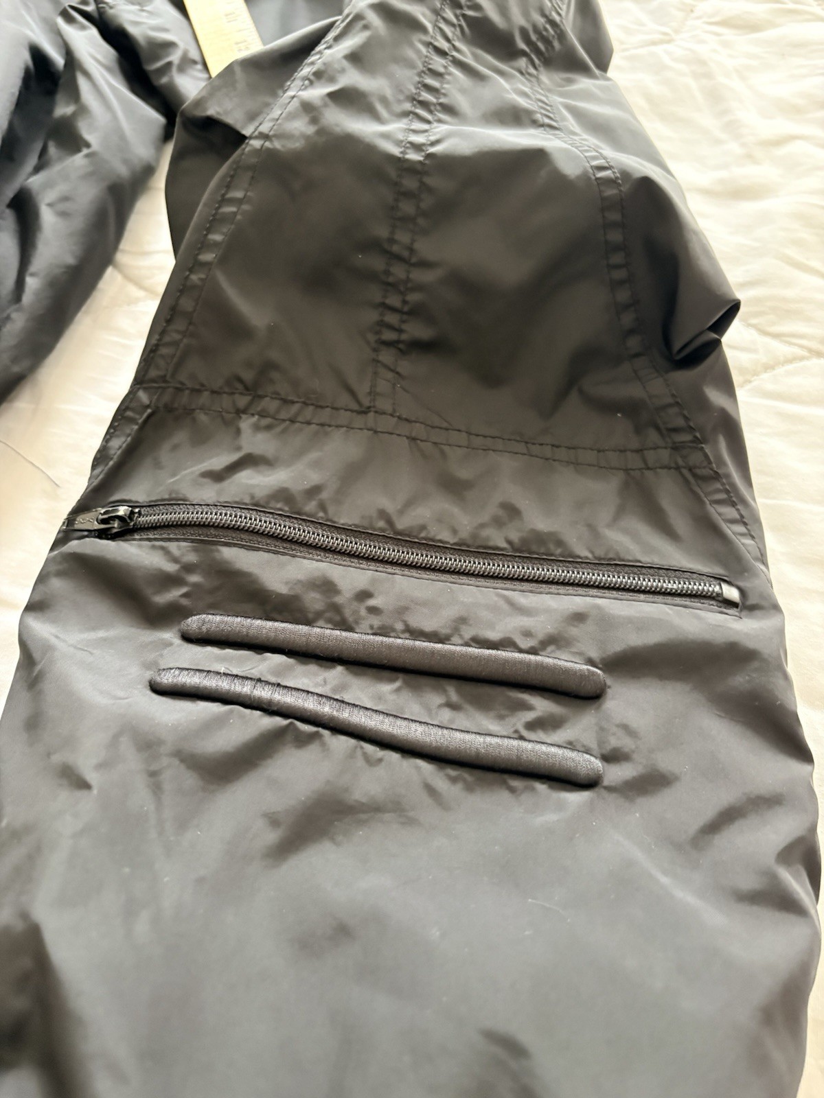 Vintage Ecko Marvel Wolverine SnowBoard Ski Pant Sz 30 Black Hologram Logo Korea