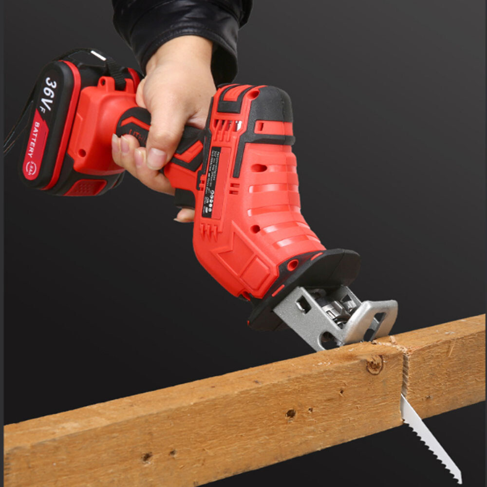 Portable Cordless Reciprocating Saw for Wood PVC/PPC Pipe Cutting with Battery