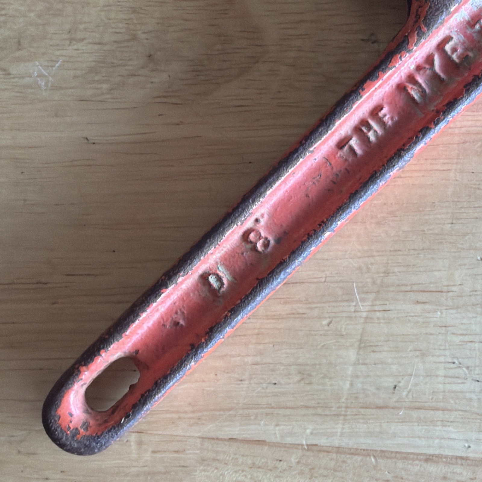 The NYE Tool Co. 8" Pipe Wrench D8 Vintage Chicago USA READ!