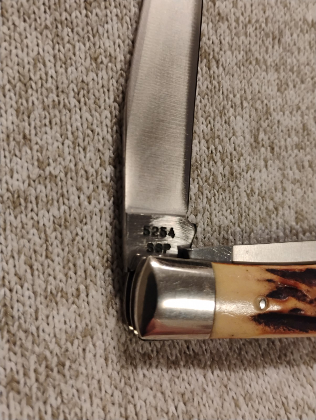 1976 CASE XX 5254 SSP STAG RAZOR EDGE TRAPPER