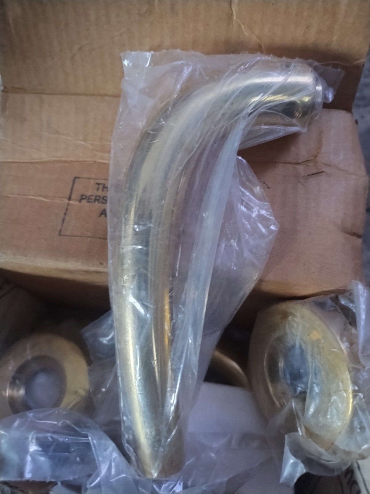 Lot Of Vintage New Old Stock BALDWIN Door HARDWARE Handles Ring Escutcheons