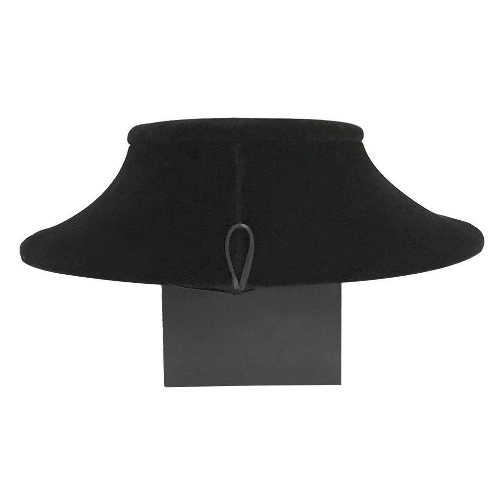 BLACK VELVET Large Bust Narrow Necklace Chain Bracelet Jewelry Holder Display