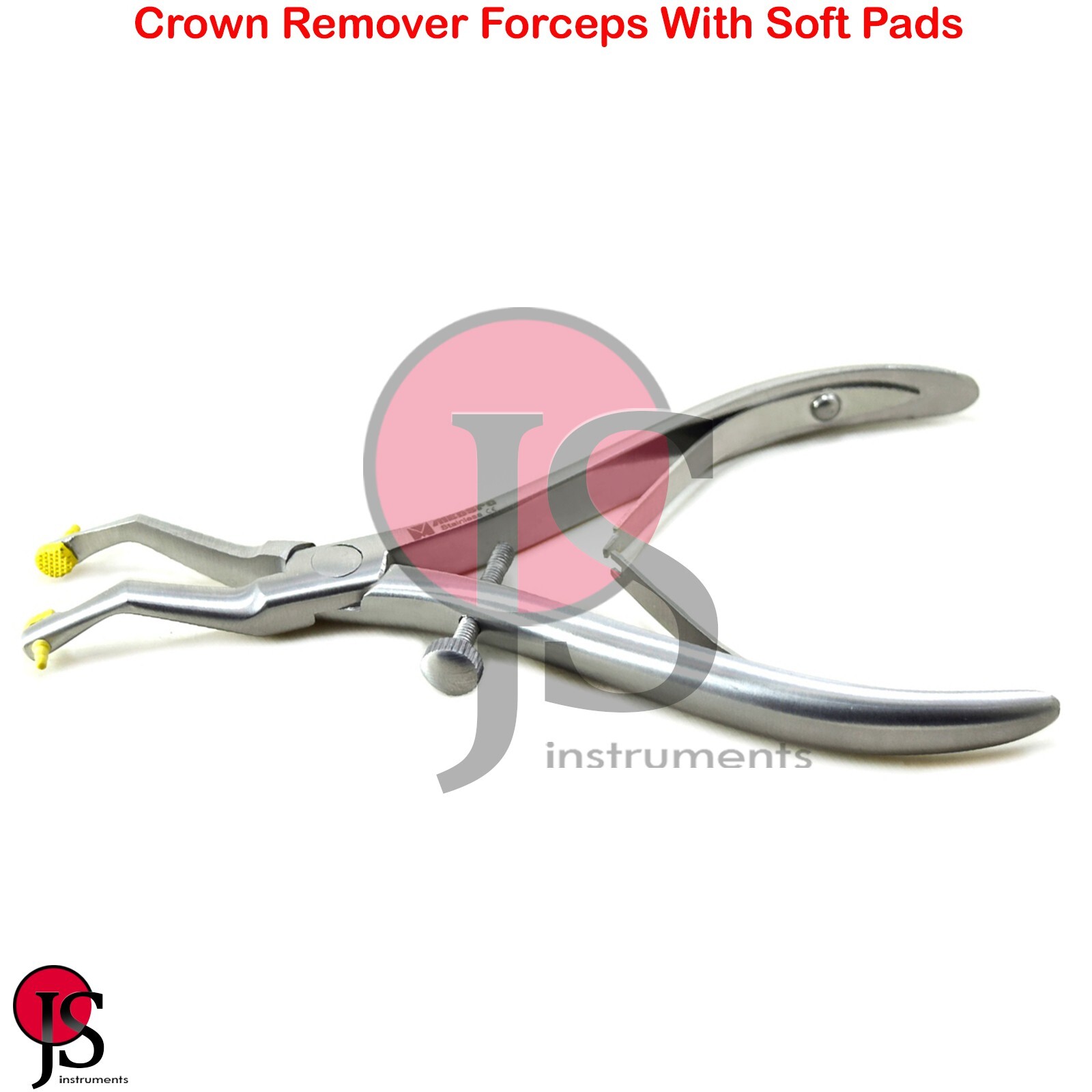 Dental Temporary Crown Remover Replacement Forceps Pliers Free Soft Pads