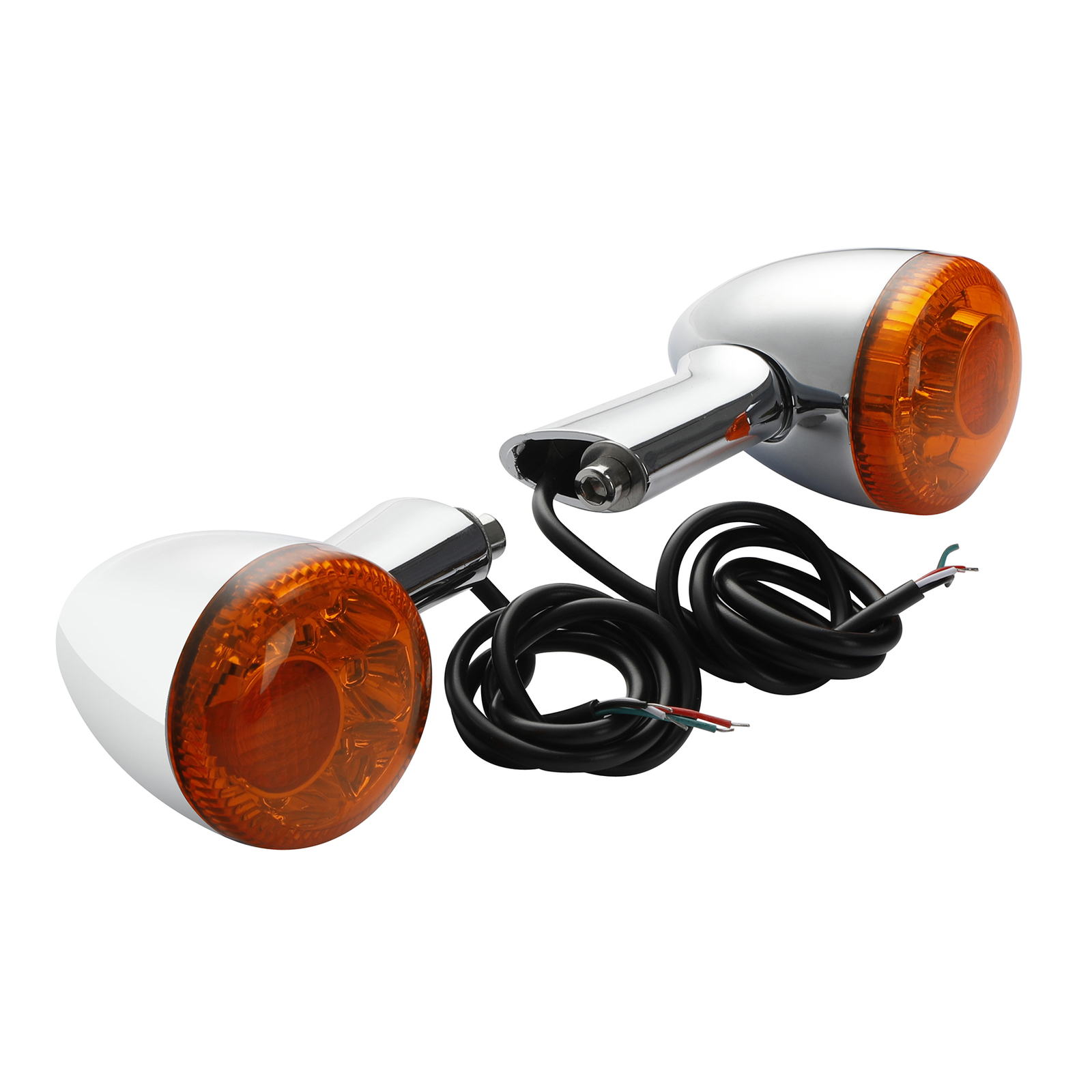Amber Rear Turn Signals LED Light Fit For Harley Sportster XL 883 XL1200 92-22