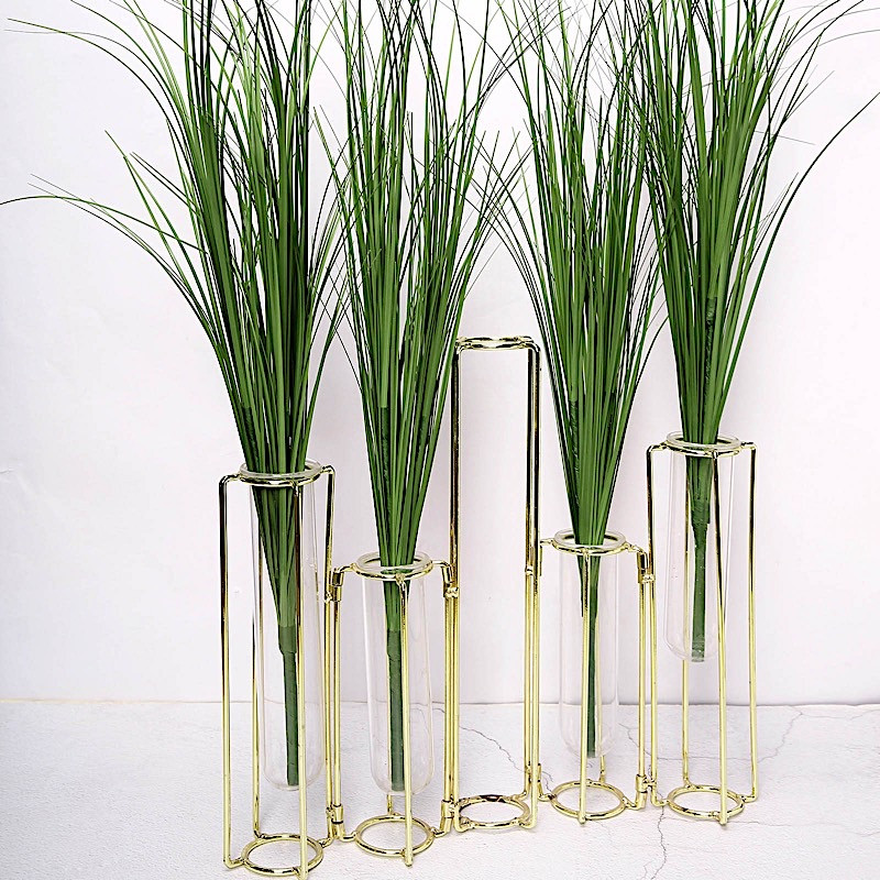 3 Green 20" Artificial Faux Grass Sprays Stems Wedding Party Home Centerpieces