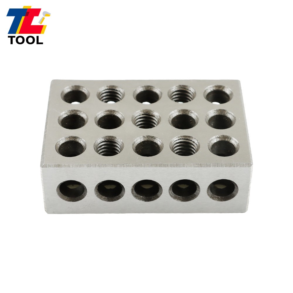 MATCHED PAIRS .0001" PRECISION 1-2-3 123 BLOCK SET With Screws HEX KEY 23 HOLES