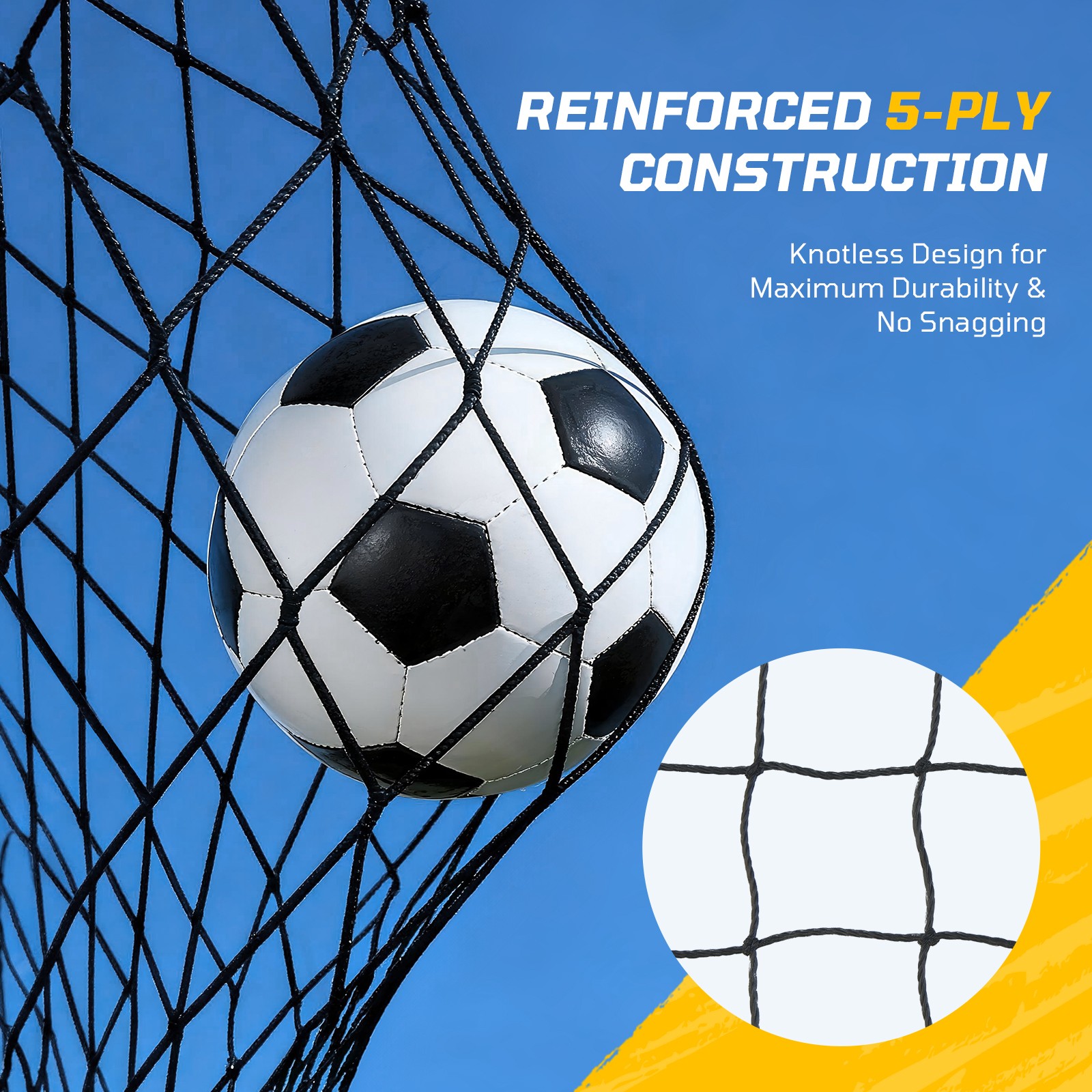 12'x6' Portable Soccer Goal for Backyard Adults w/Net & Frame Ladder & 12 Cones