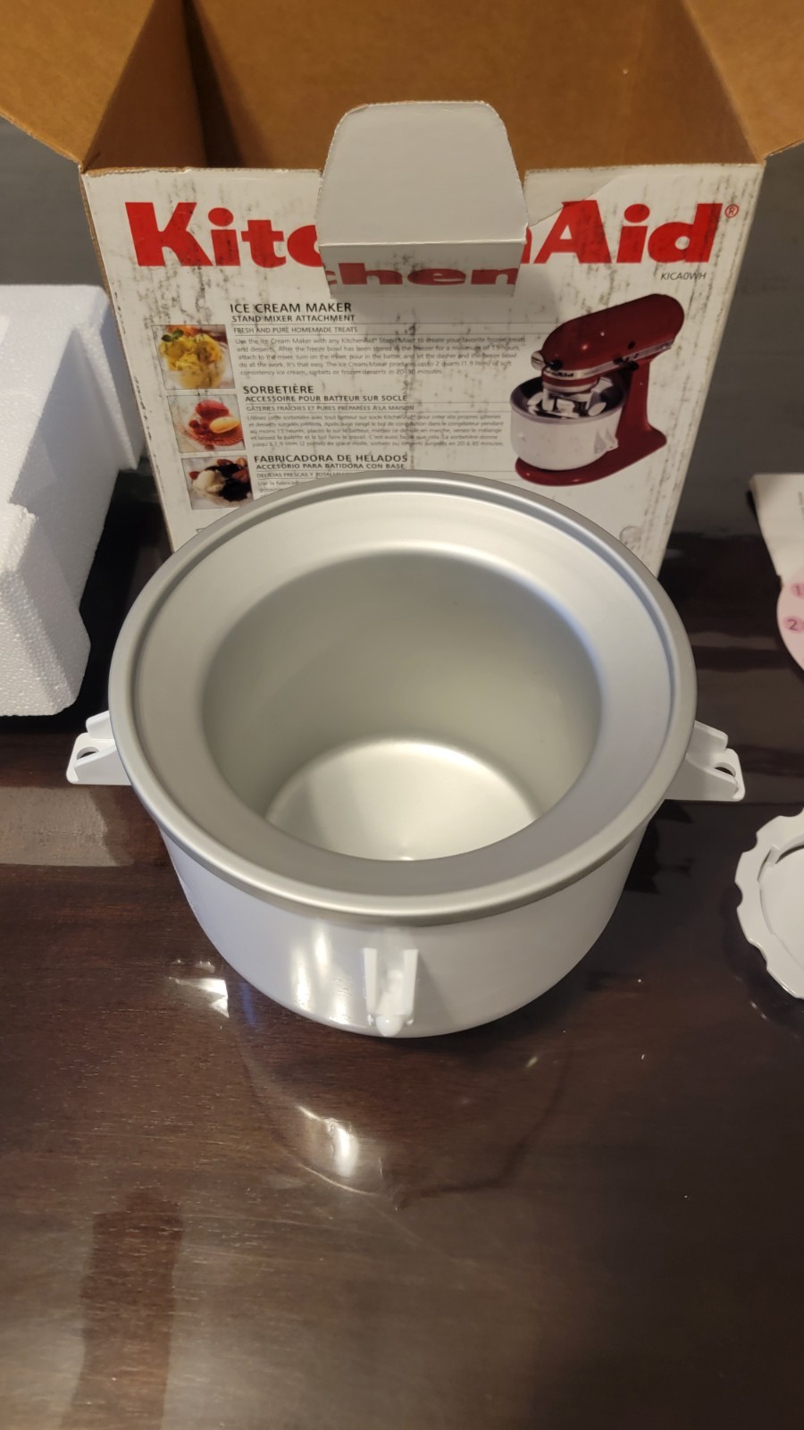 KitchenAid Ice Cream Mixer Bowl Stand 2 Quart