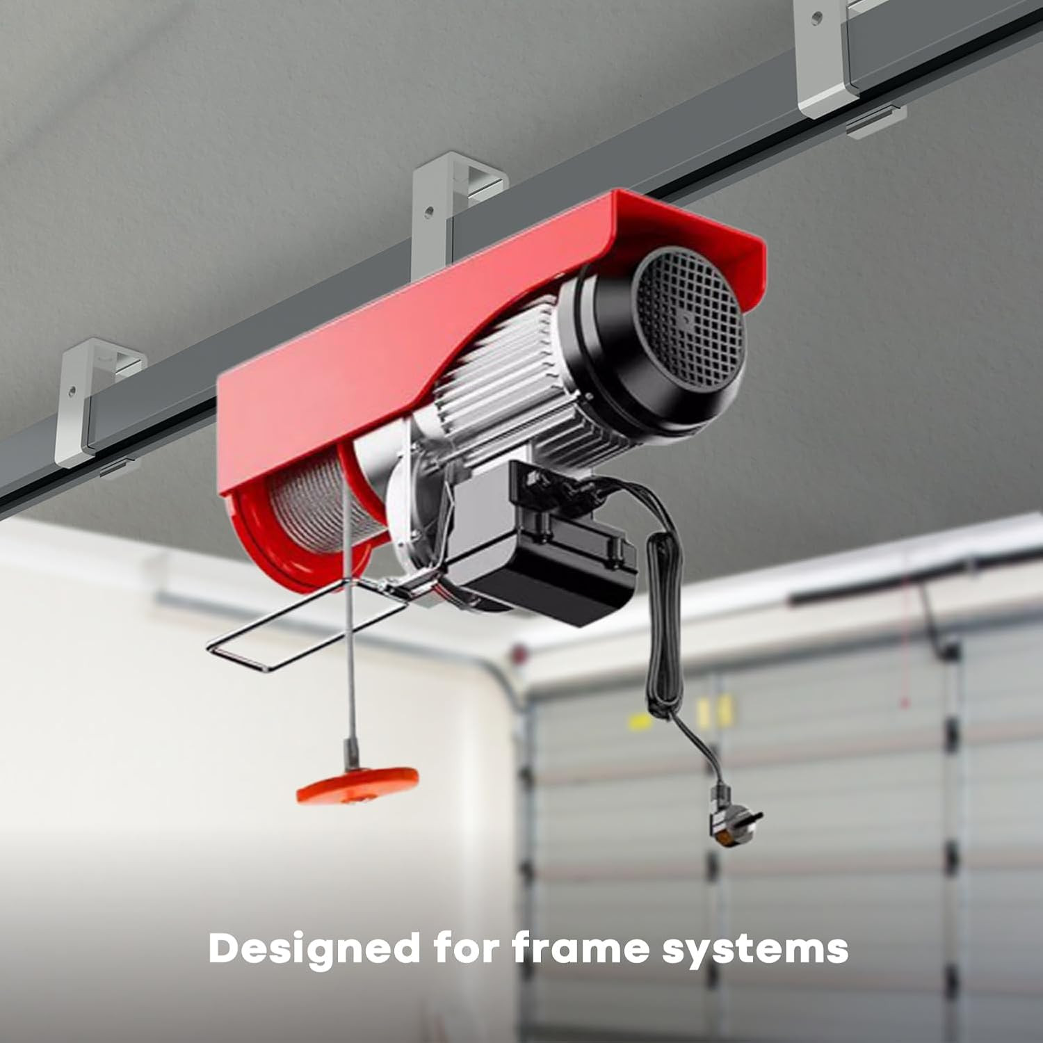Channel Trolley Track Hanger Bracket, Intermediate Support Bracket for All 1-5/8