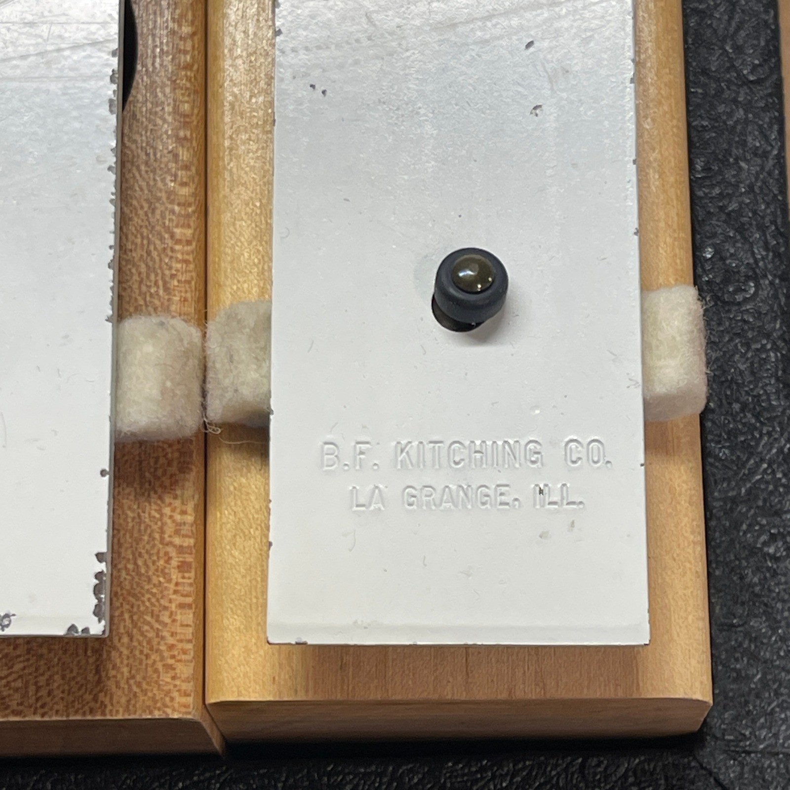 Vintage BF Kitching Resonator Bell Set Chromatic 20 Note with Case and Mallets