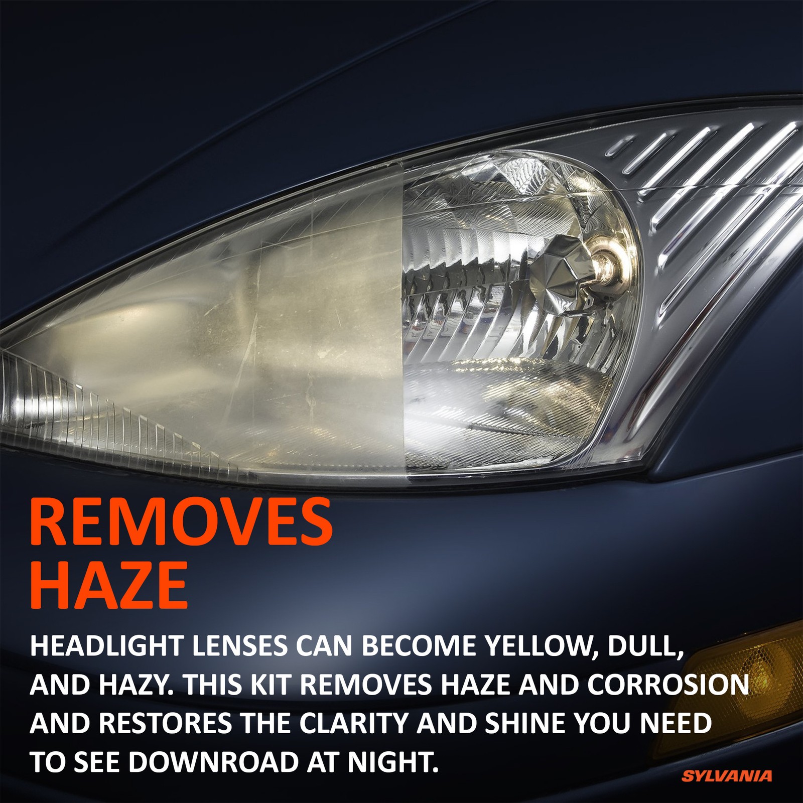 Sylvania Headlight Restoration Kit - Long-Lasting Headlight Repair Kit | LED