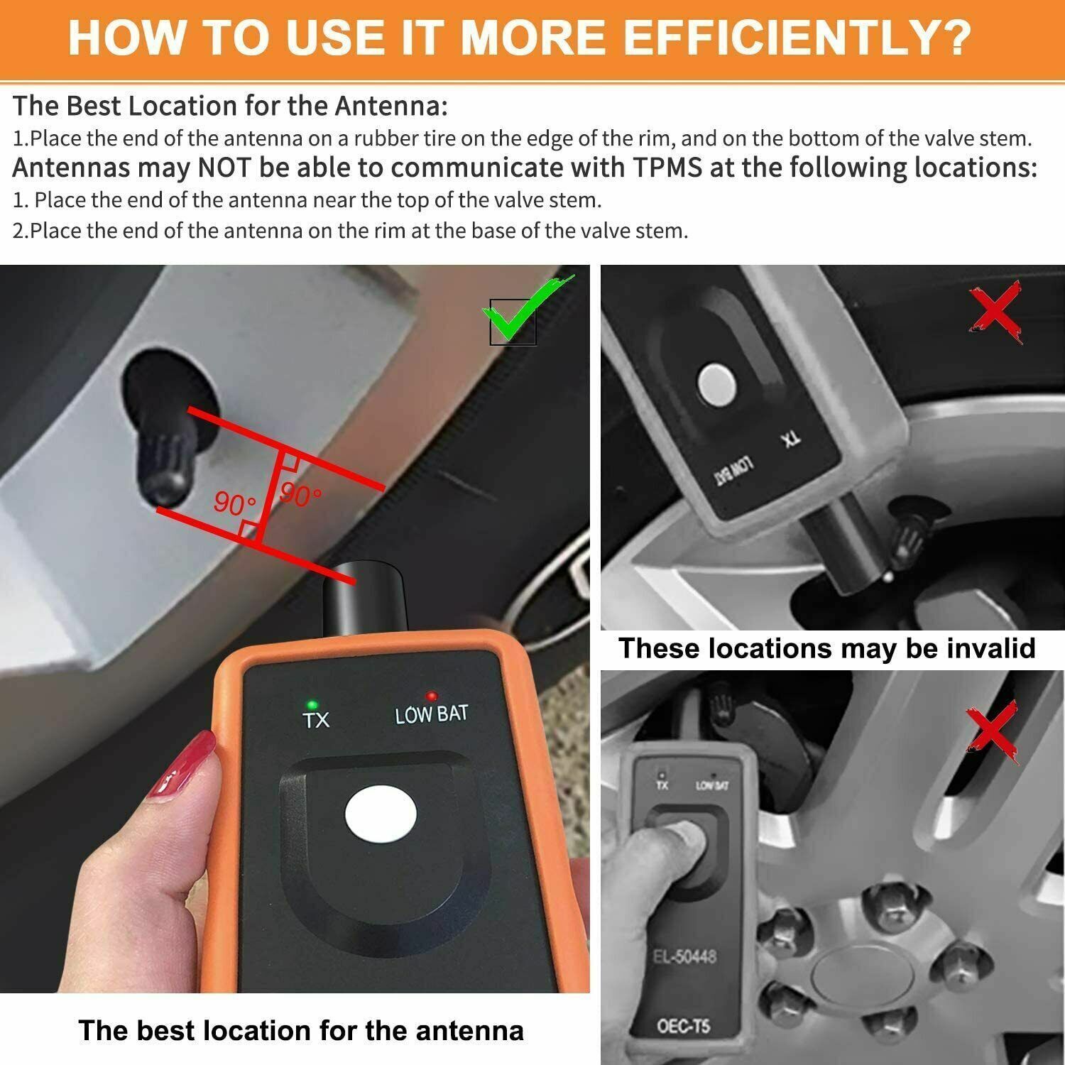 TPMS Reset Tool EL-50448 Relearn Auto Service Tool Tire Pressure Sensor For GM