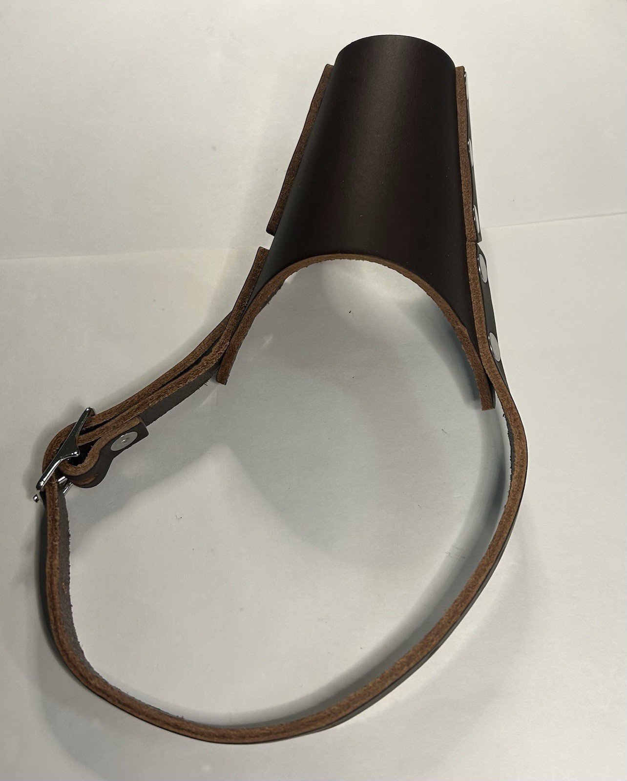 JorVet Leather Dog Muzzle Medium Brown Professional Vet Quality J0230C NEW