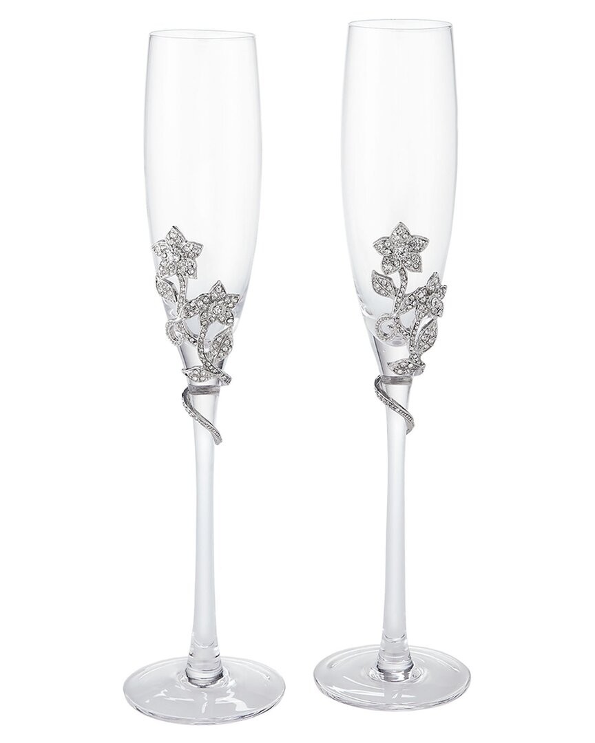 Olivia Riegel Set Of 2 Flora Flutes  Os