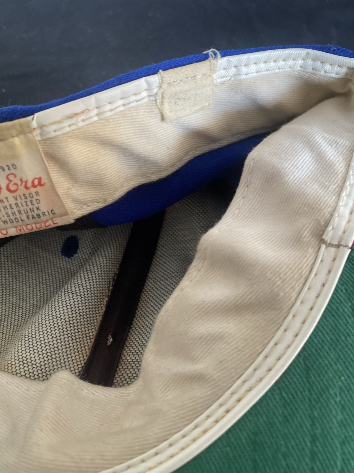 Wayne Terwilliger 1980’s Texas Rangers Game Used Hat #42 GU1