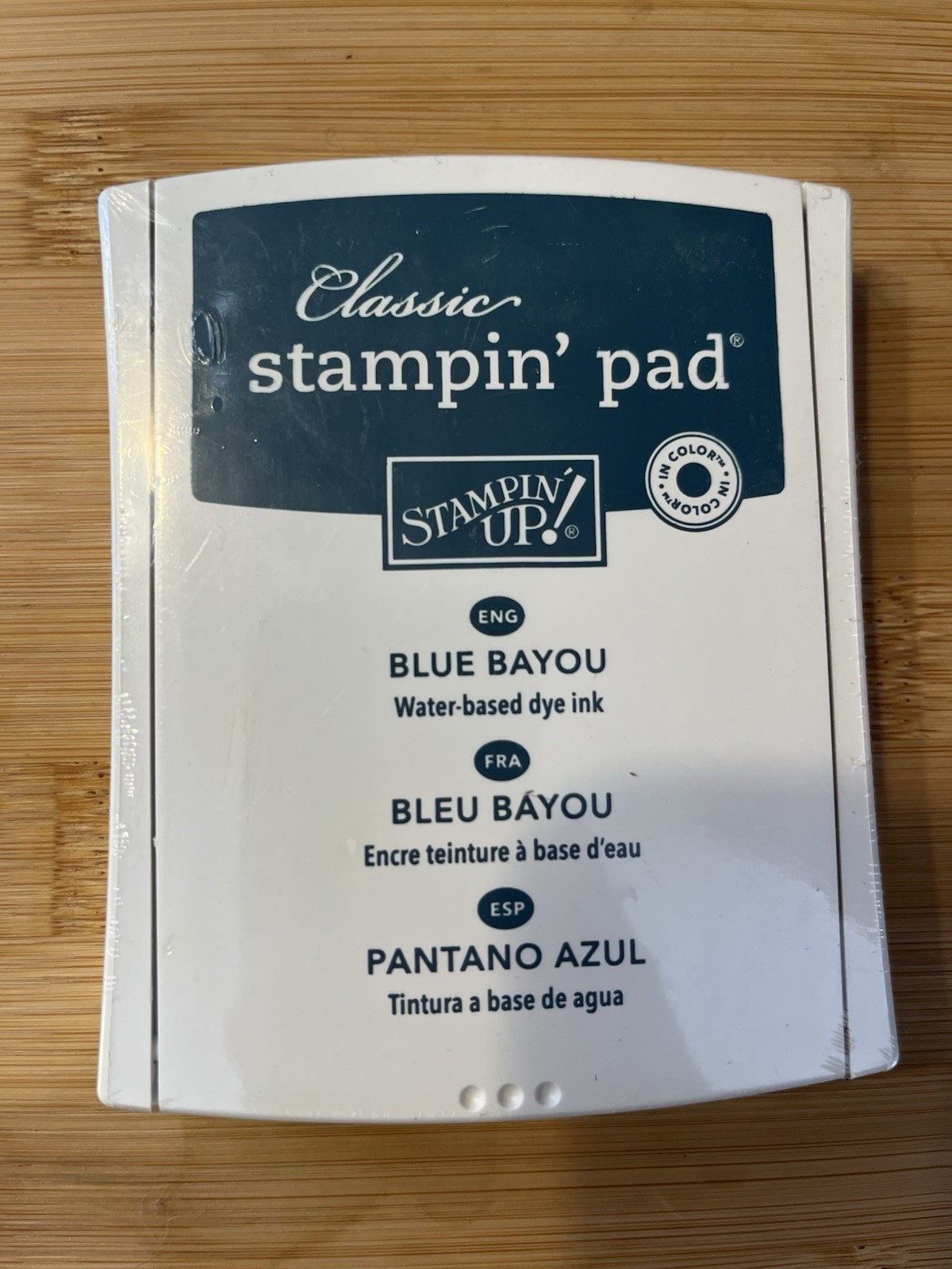 Stampin’ Up! Purely Blue Bayou Classic Stampin’ Pad Water-Based Dye Ink New