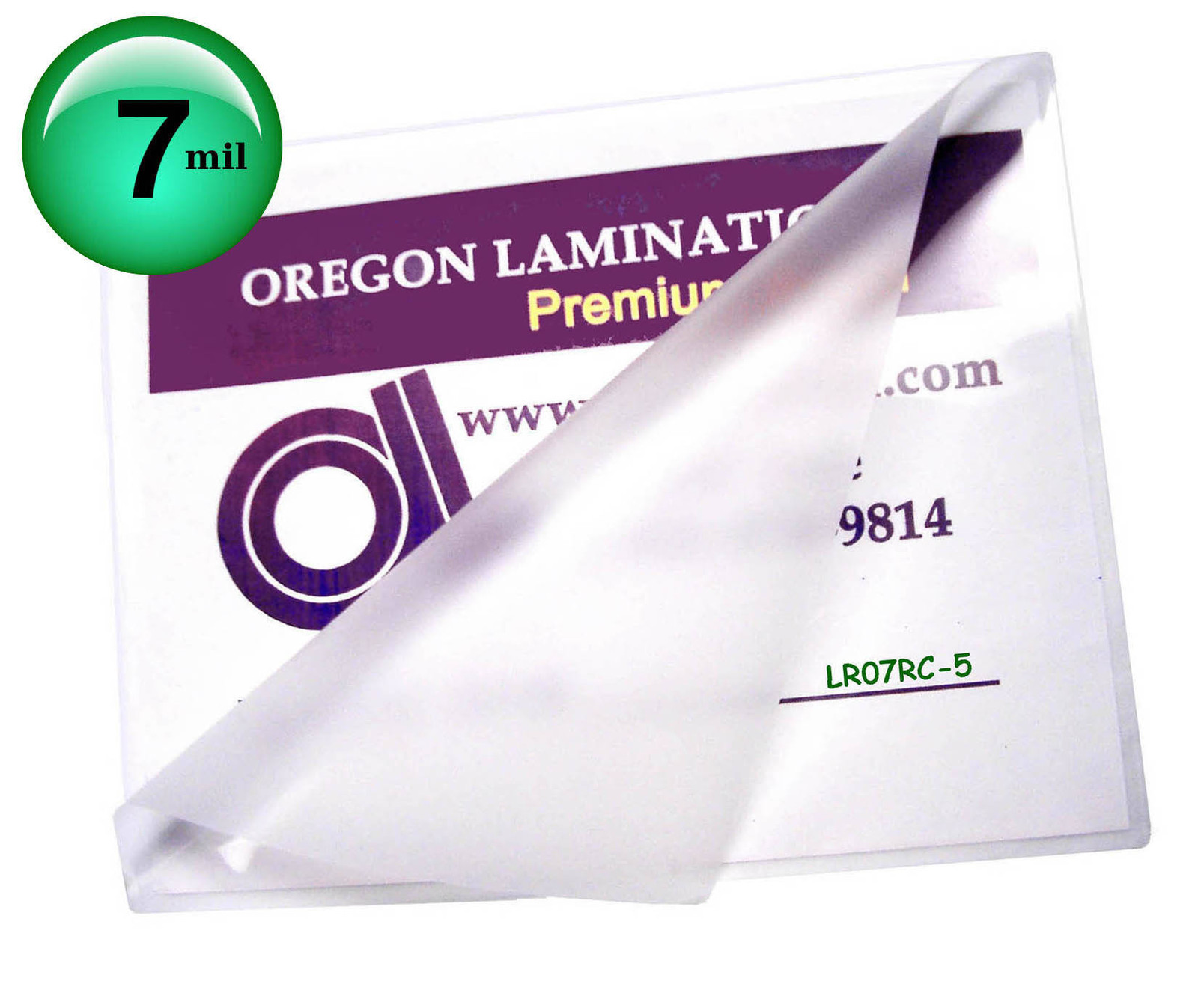 500/pack 7 Mil  Letter Size Hot Laminating Pouches 9 x 11.5 Clear 9x11.5
