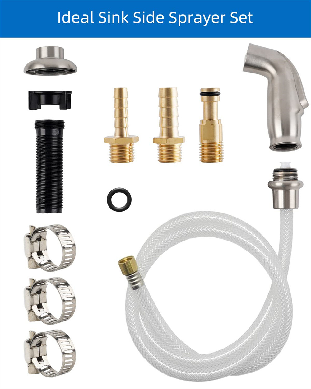 Kitchen Sink Side Sprayer,Quick Side Connector For Moen Faucet Head Replacement