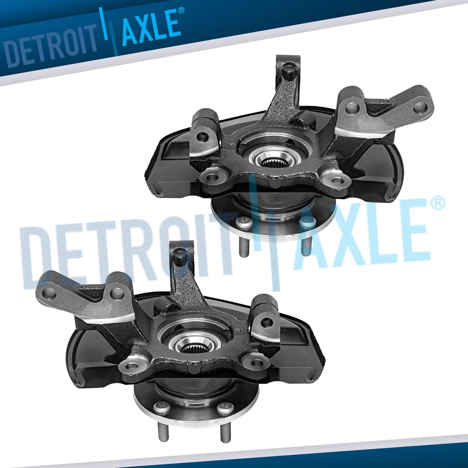 Front Steering Knuckle Wheel Hub Bearings for 2007 - 2017 Jeep Patriot Compass