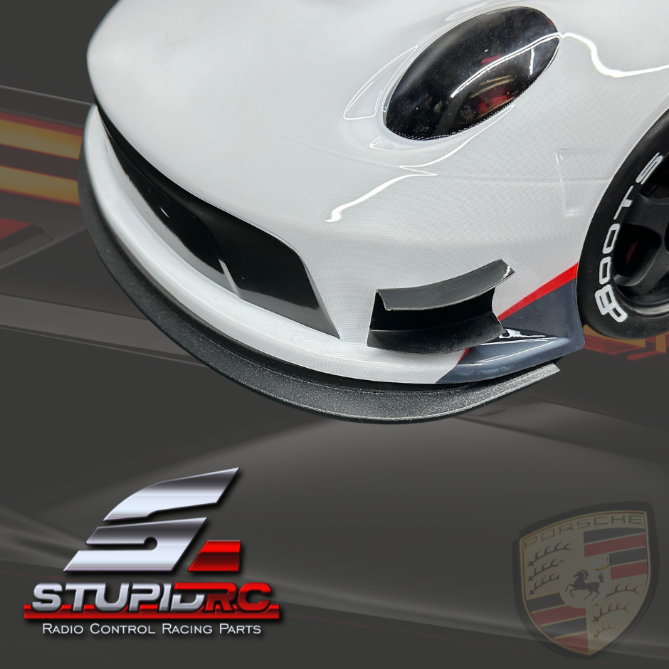 Bittydesign P-GT3R Porsche compatible Body Kit Black StupidRC