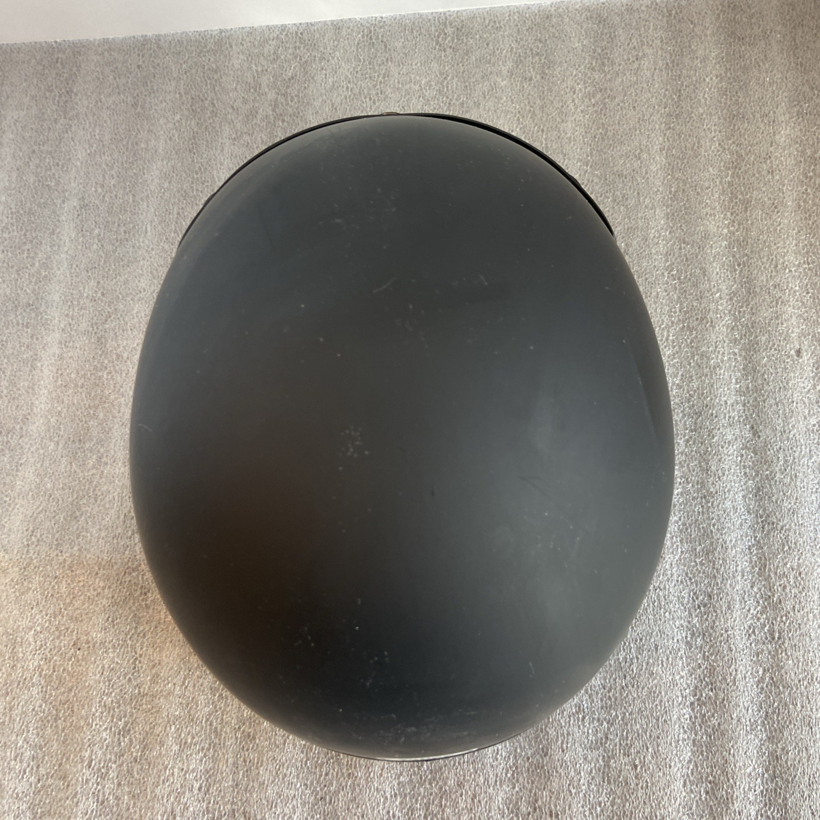 Motorcycle Helmet Half Skull Cap visor DOT Approved Black Size Large