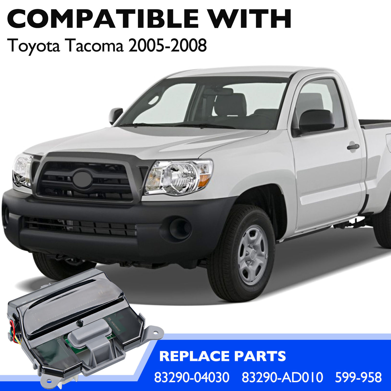 599958 Temp Direction Display Over Head for 2005-2008 Toyota Tacoma 83290-04030