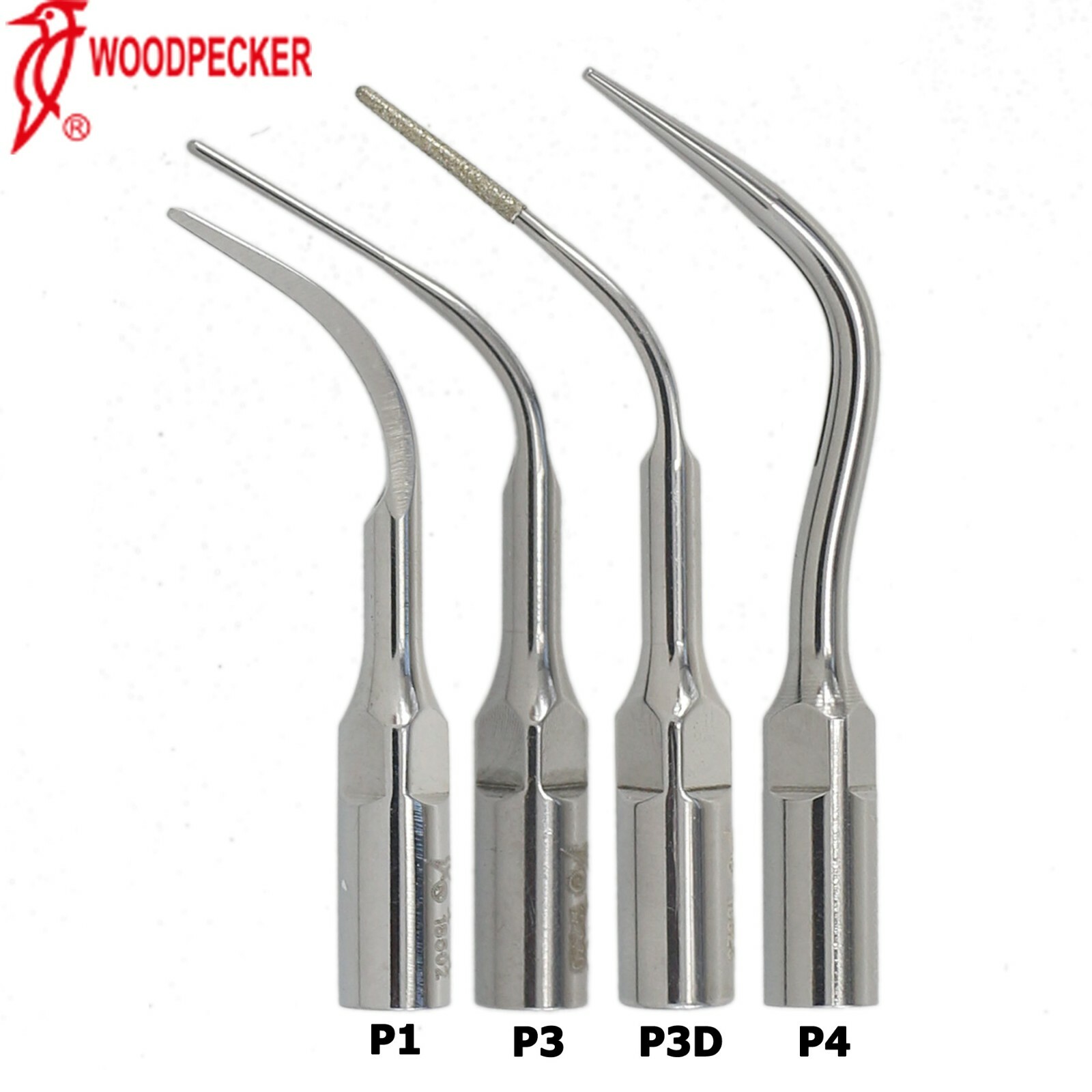 Woodpecker Dental Ultrasonic Scaler Scaling Tips Periodontics P1 P3 P4 P3D EMS