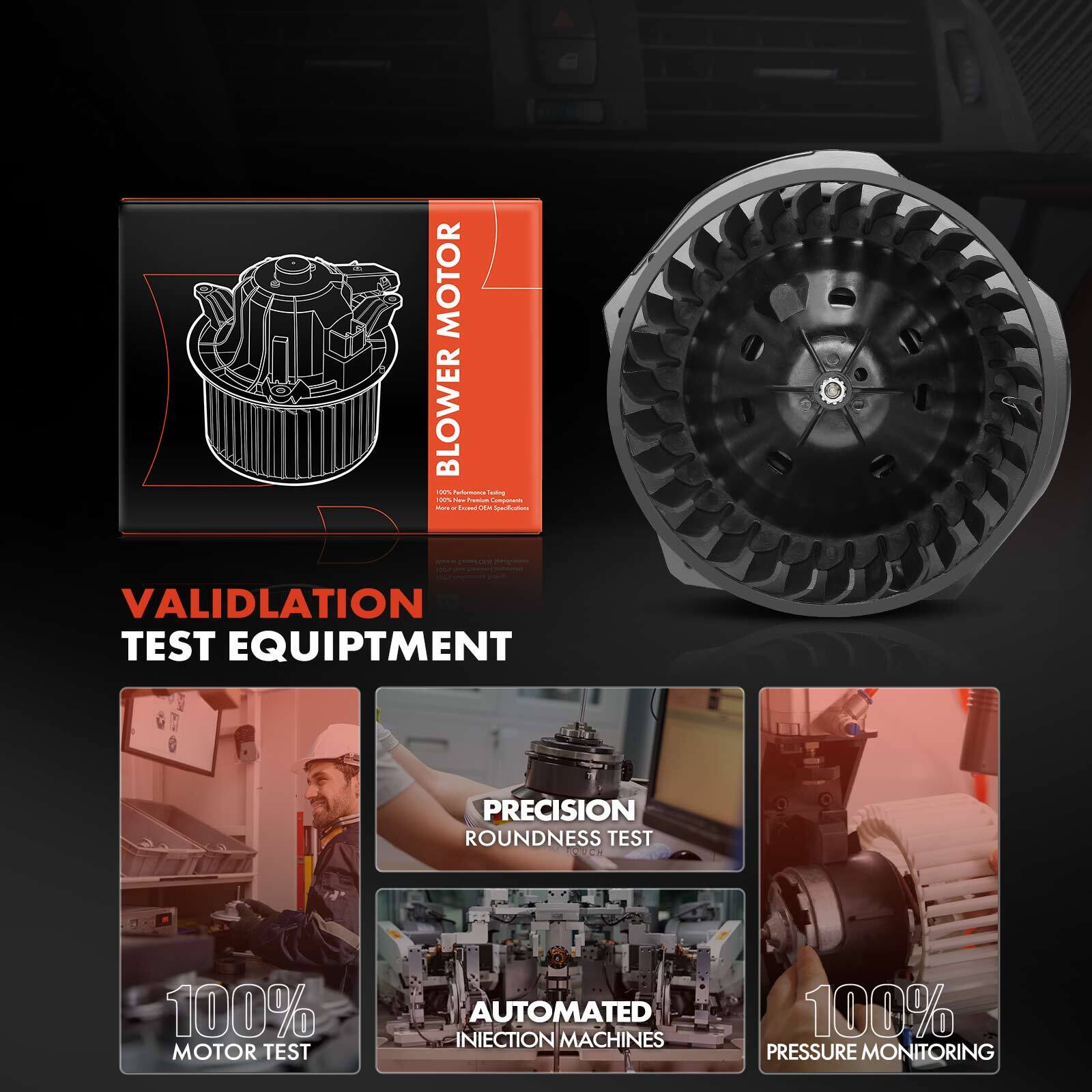 A/C Heater Blower Motor for Chevy Blazer Astro S10 Pickup GMC Sonoma Jimmy