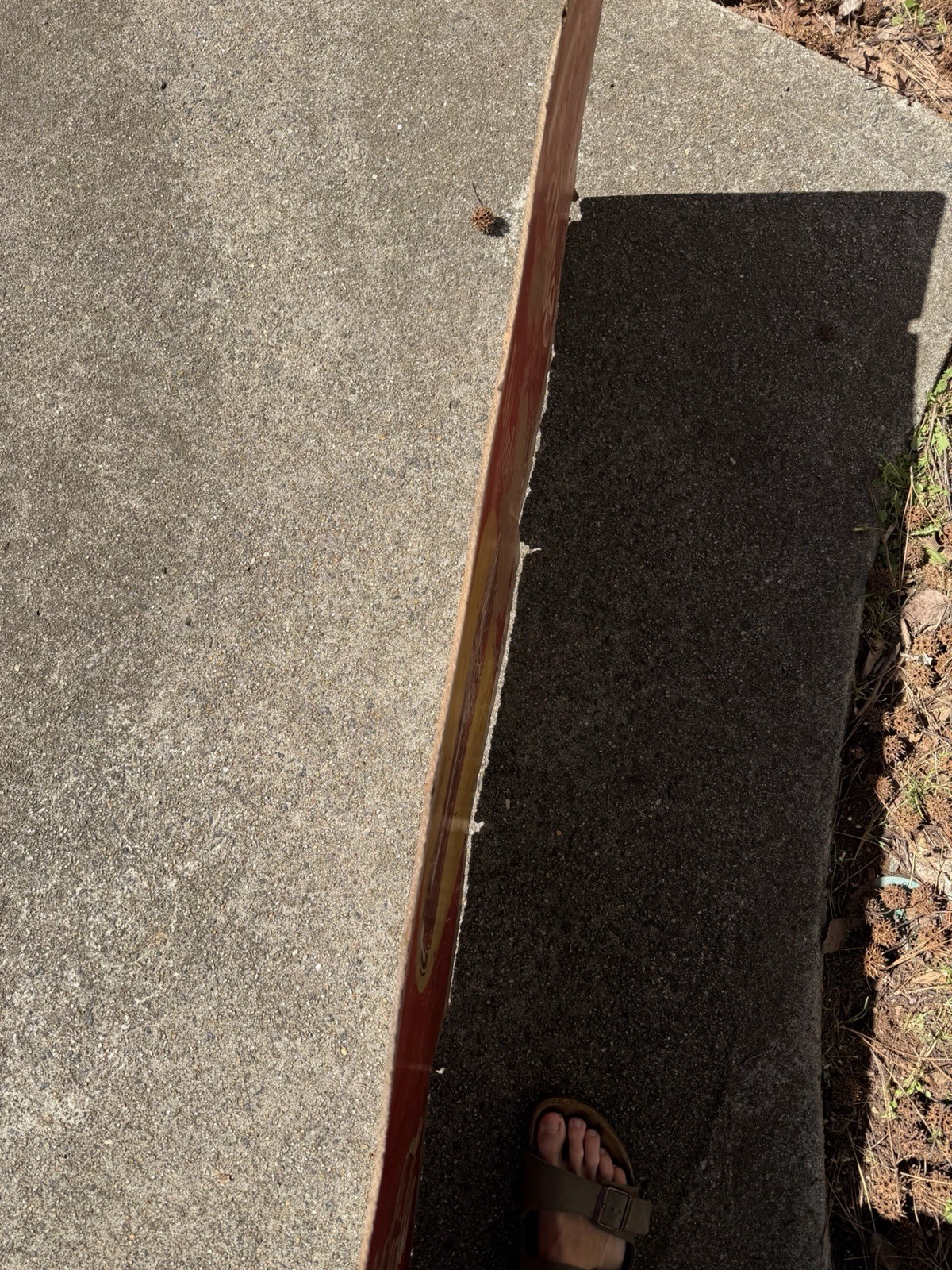 1940s ? Coca-Cola Pause Drink Coke Pressboard Sign Vintage 18” X 54”