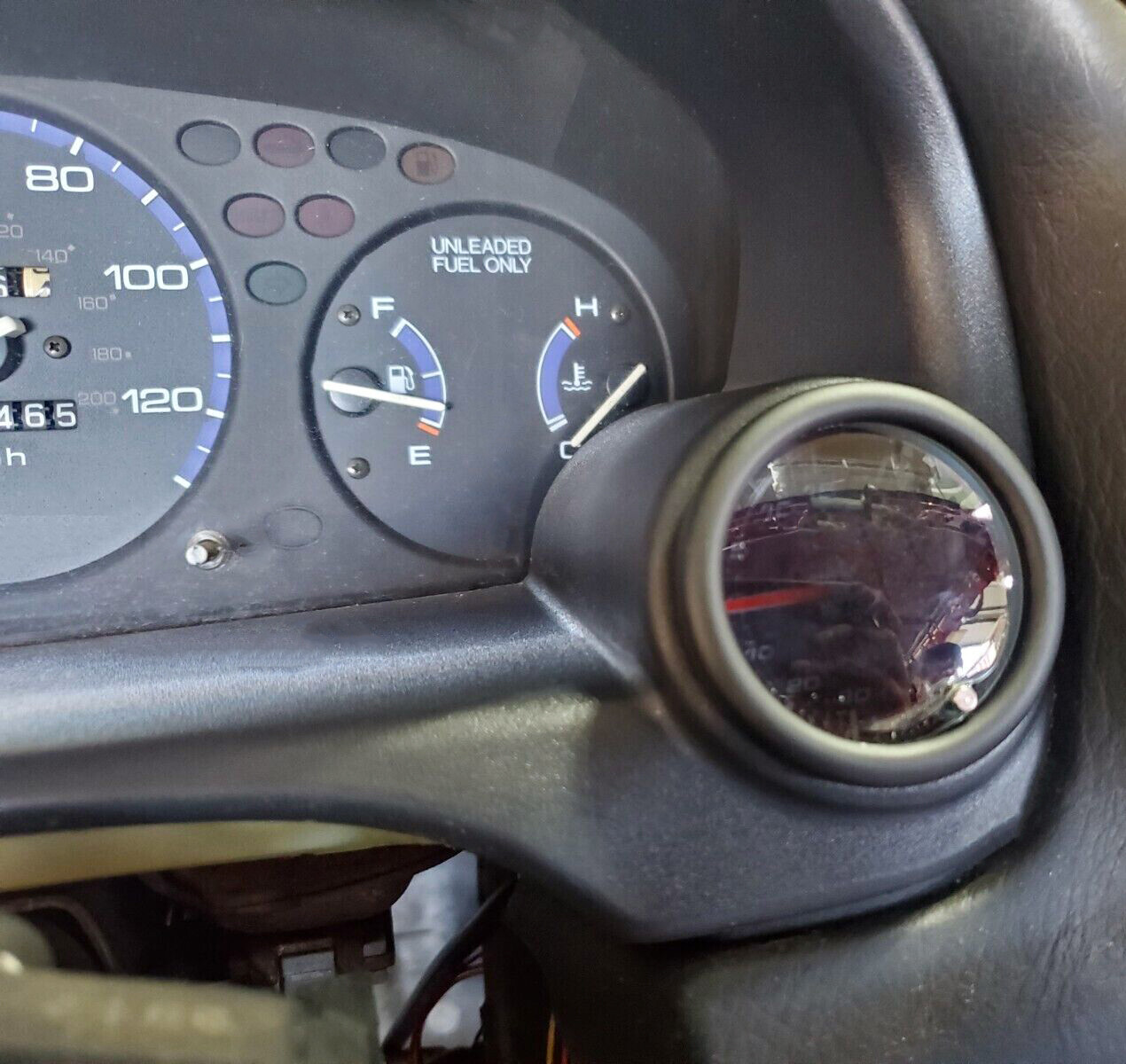 Dual Gauge Cluster Pod Meter Bezel 52mm-60mm for 1996-2000 Honda Civic Si EK EM1